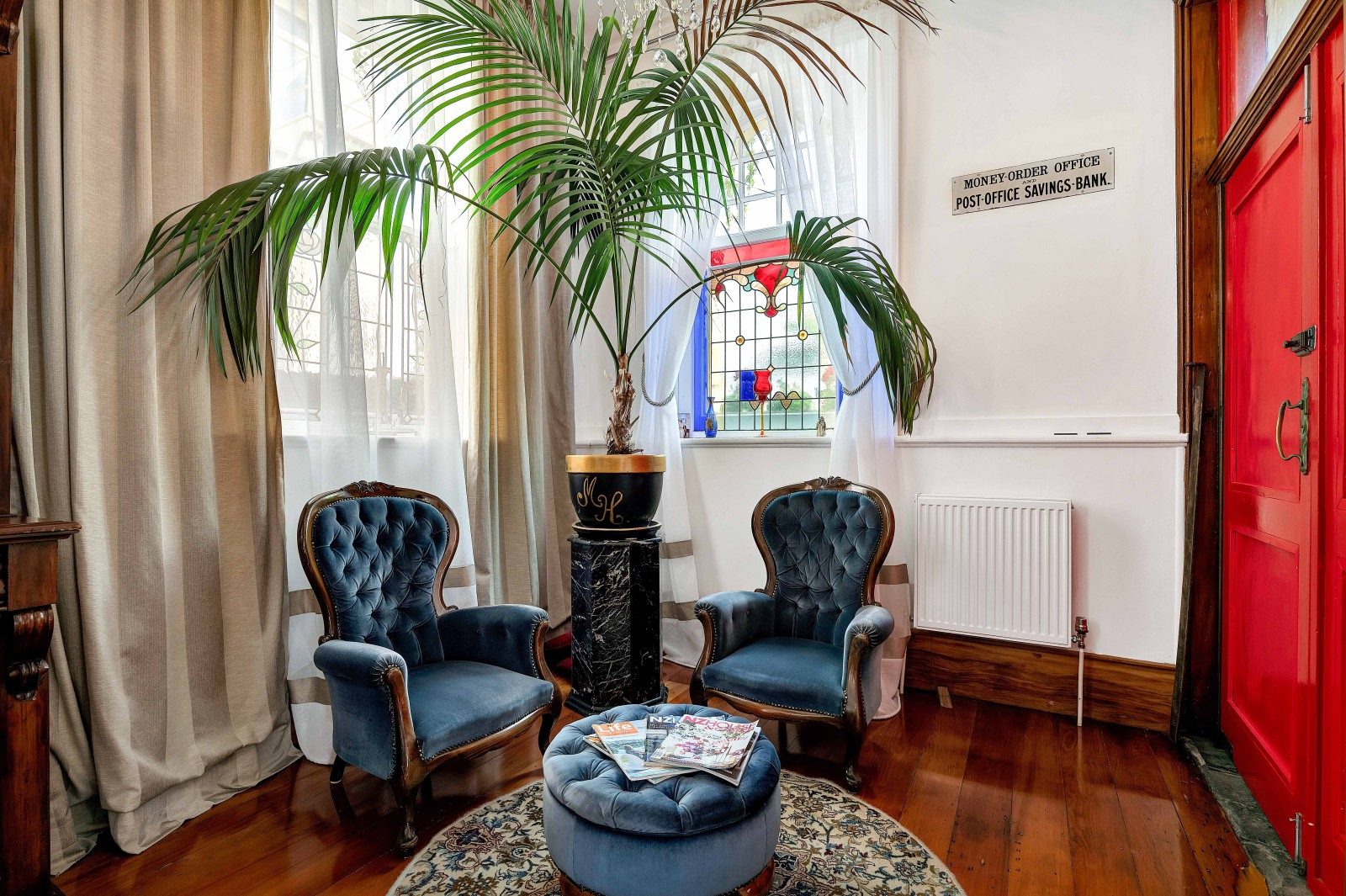 A cosy corner in the former Eltham Post Office
