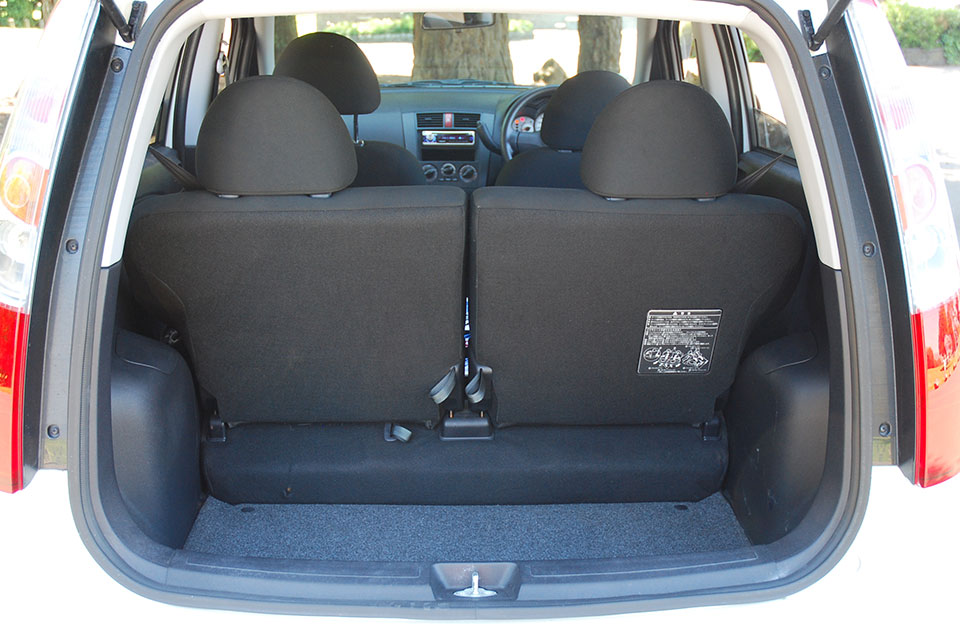 Mitsubishi Colt 2010 Boot Space