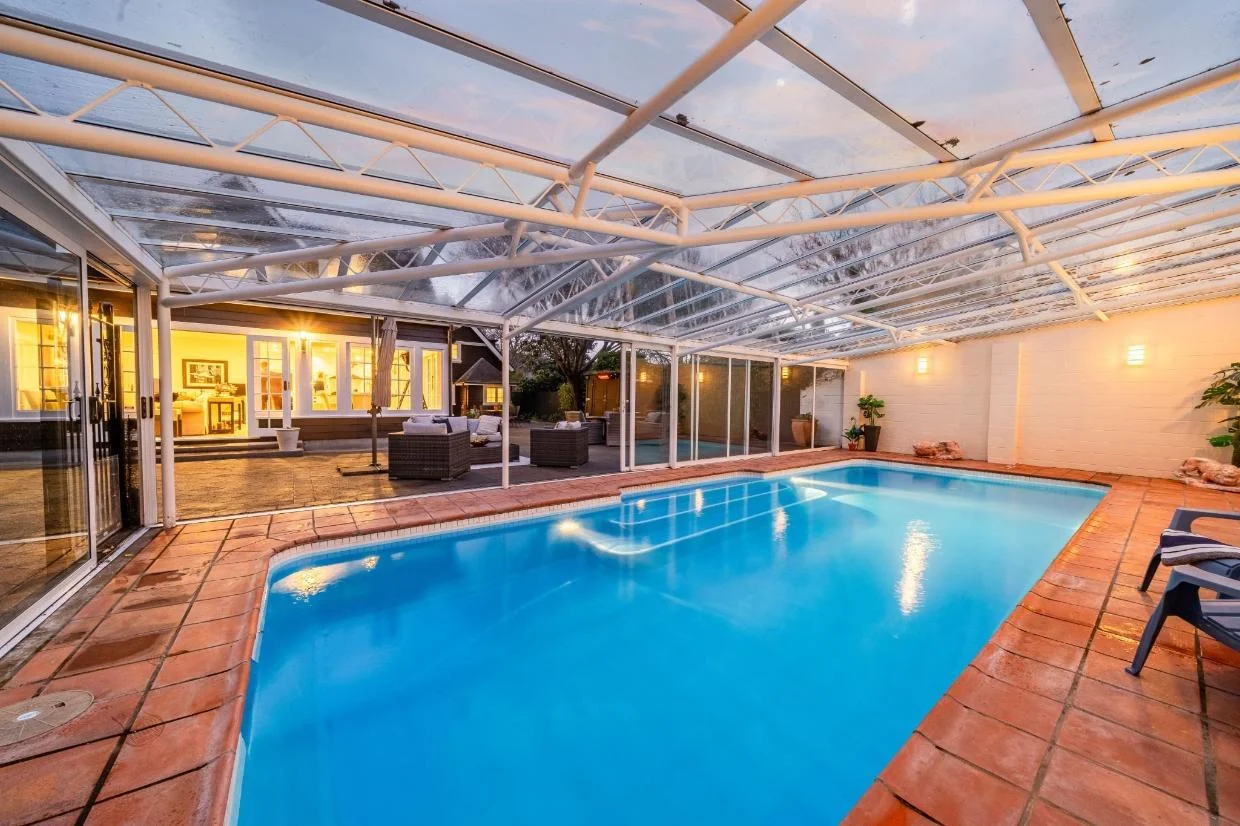 The covered pool