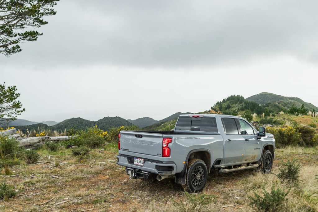 Chevrolet-Silverado-2500-HD-LTZ-rear-quarter-scenic-shot