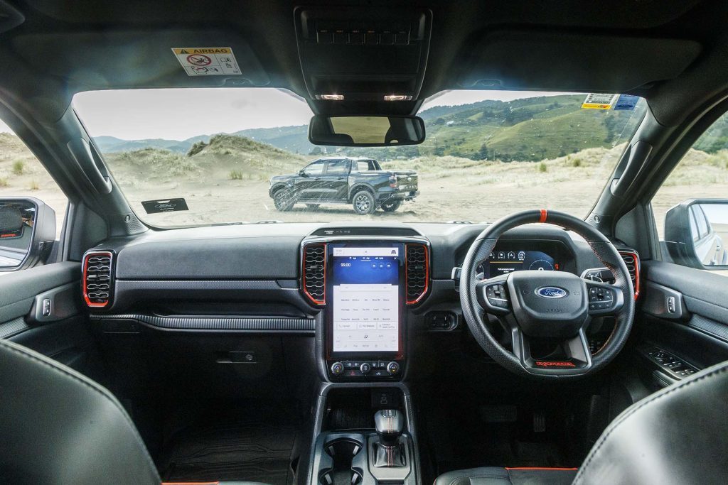 Ford Ranger Raptor interior