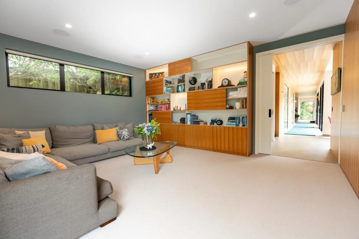 The home is light and spacious.