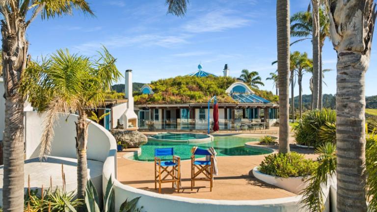 There’s barely a straight line anywhere on the property. Photo: Bayleys