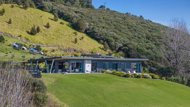 The home was designed by LTD Architectural Design Studio and built by DC Build. Photo: HARCOURTS/ TRADE ME