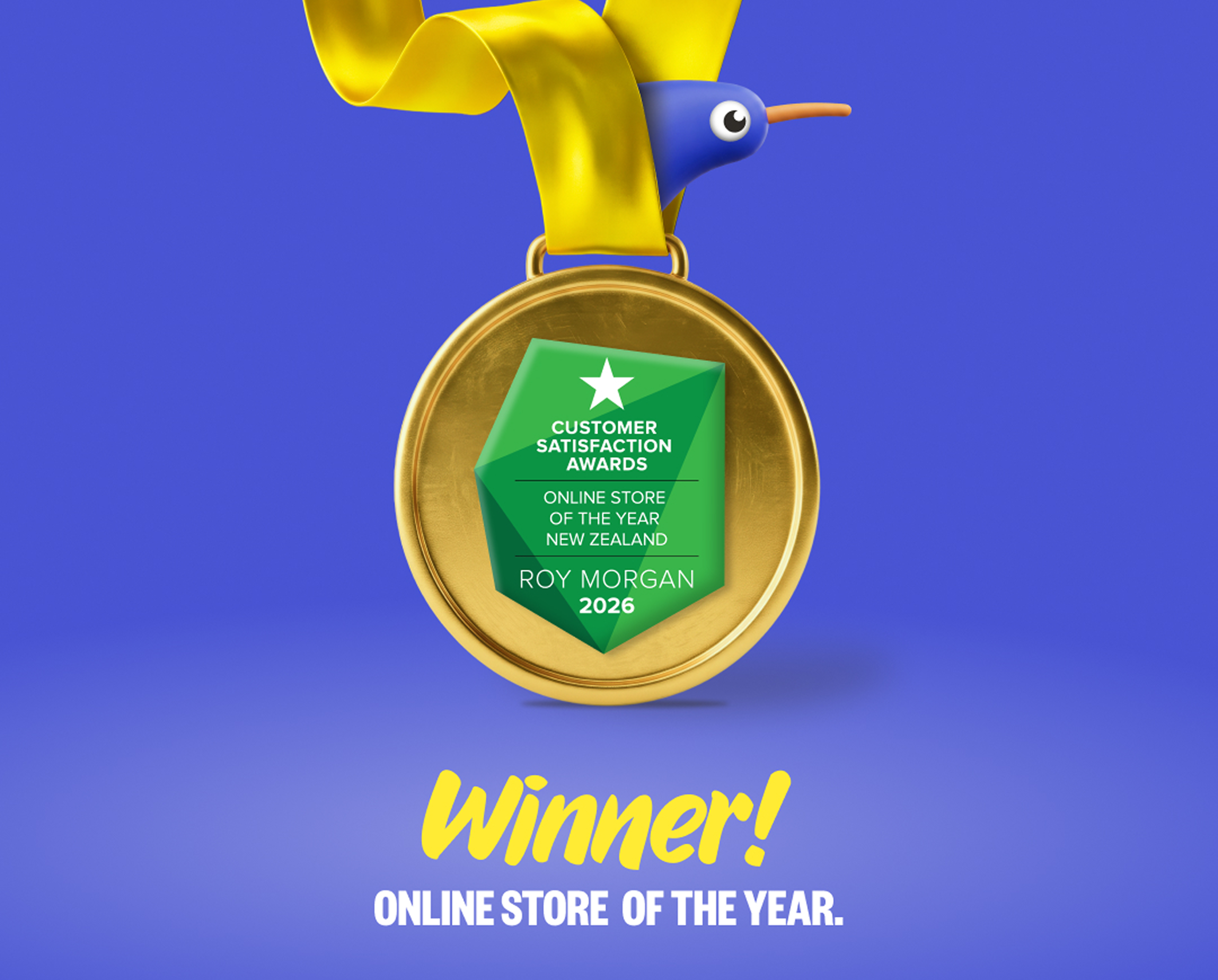 Winner! Online store of the year