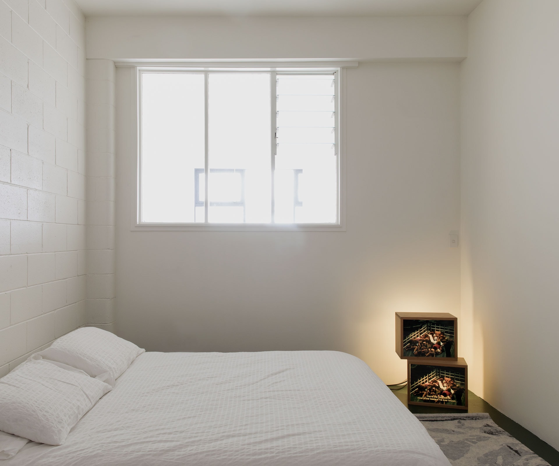 These light box lamps can be an easy DIY project that injects a touch of whimsy or personalisation to an otherwise blank canvas bedroom.