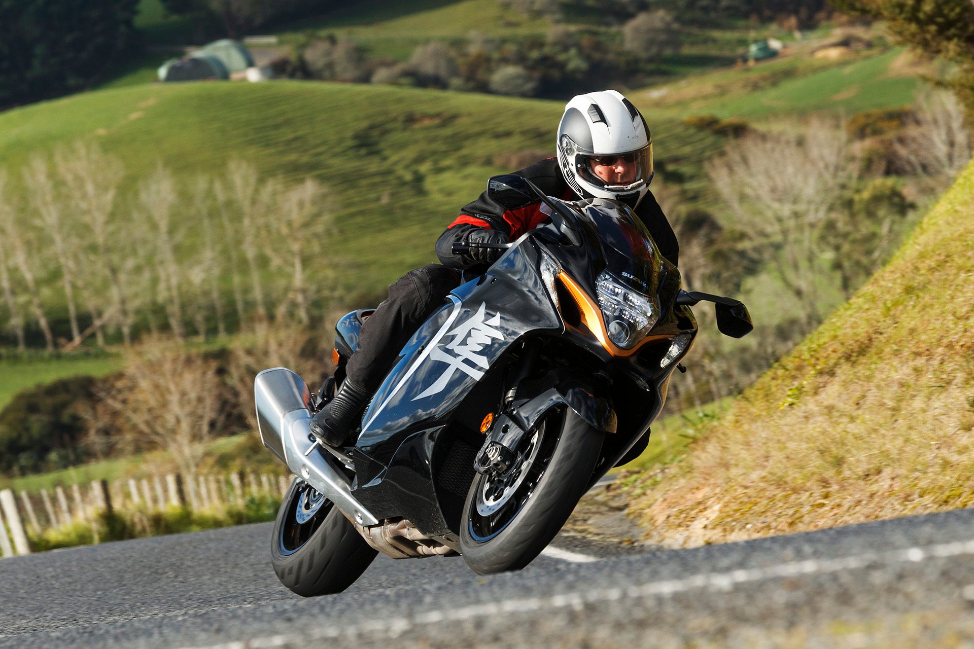 Suzuki Hayabusa front action