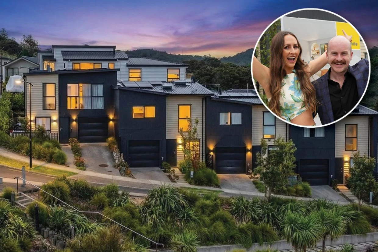 Chloe Hes and Ben Speedy won The Block: Redemption for the completion of a townhouse in Ringi Lane, Orewa.