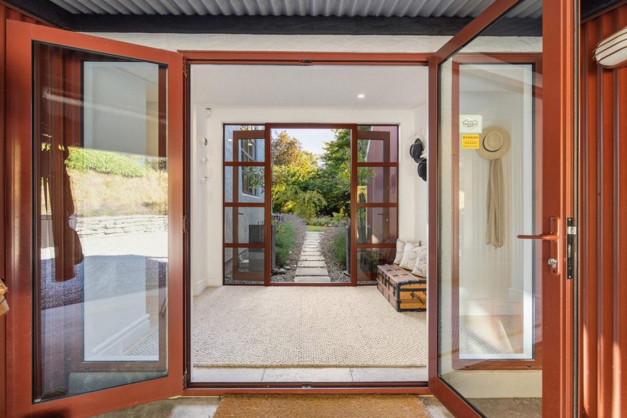 Stunning doors opening out to the gardens