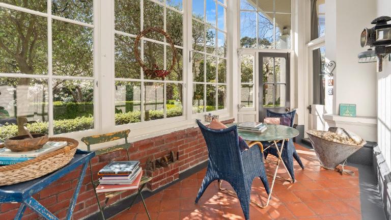 This conservatory is one of Kate Kennedy’s favourite places to have lunch. Photo: Columbs & Co