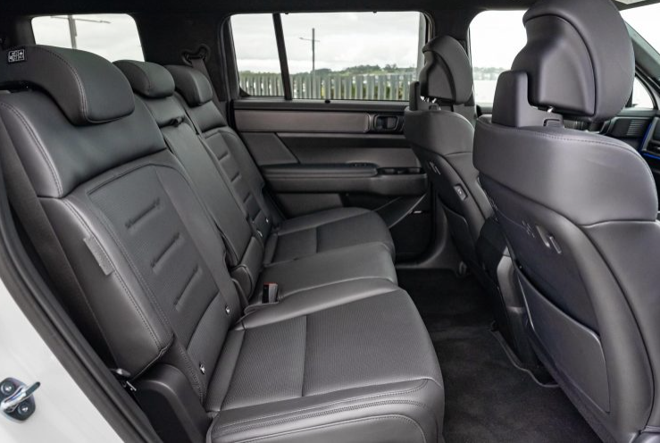 Hyundai Sante Fe rear seats