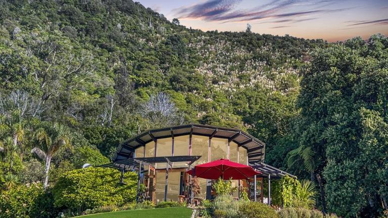 The home backs onto the bush. Photo: RAY WHITE/TRADE ME