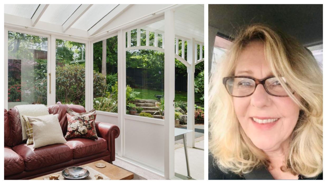 Owner revealed and renovation shown. 