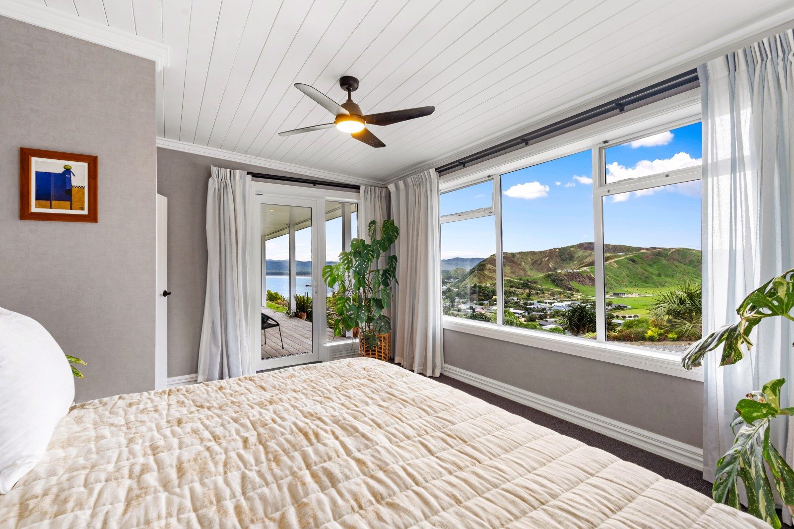 Spectacular views from the bedrooms.