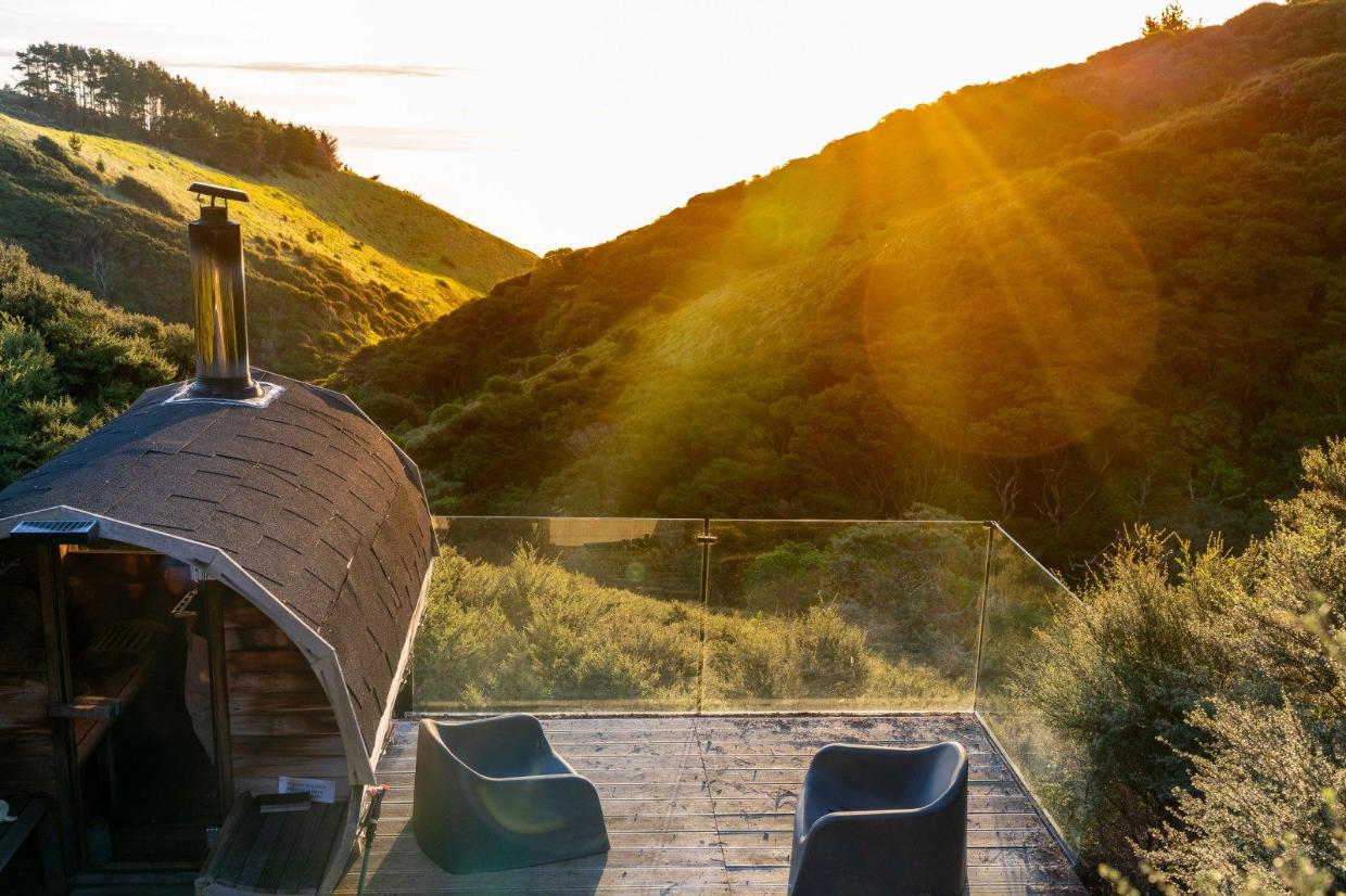 Sauna with a view