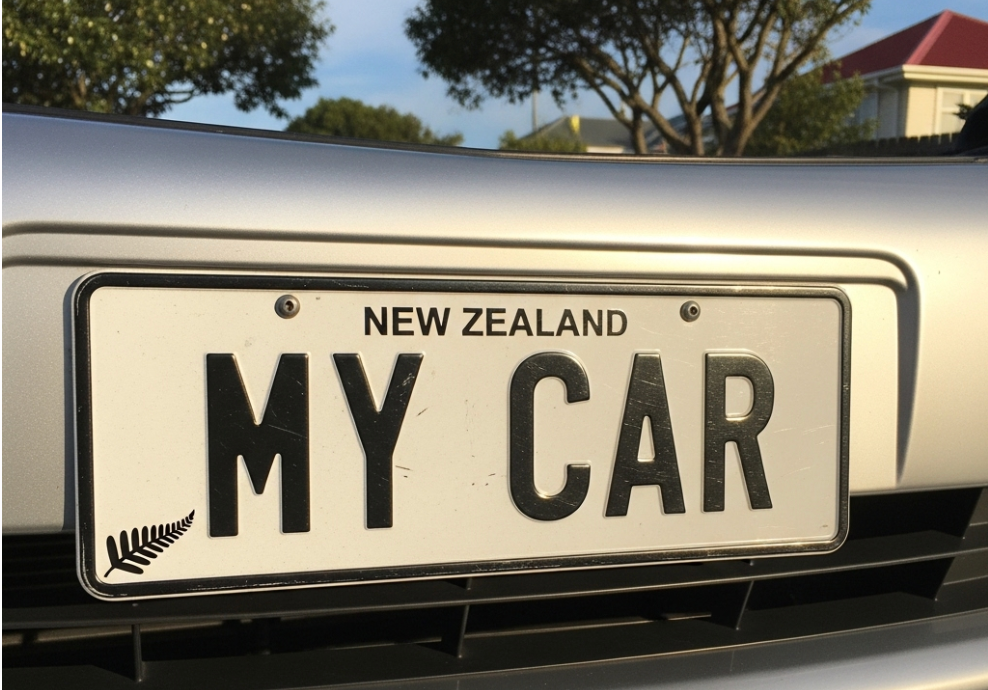 New Zealand Personalised Plate