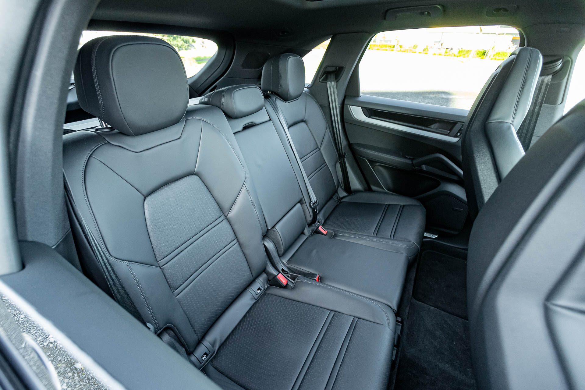 Porsche Cayenne rear seats