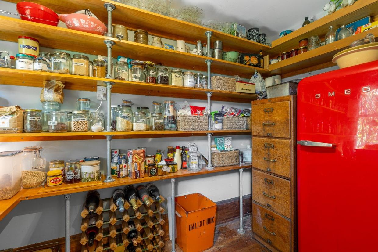 Spacious and impressive pantry 