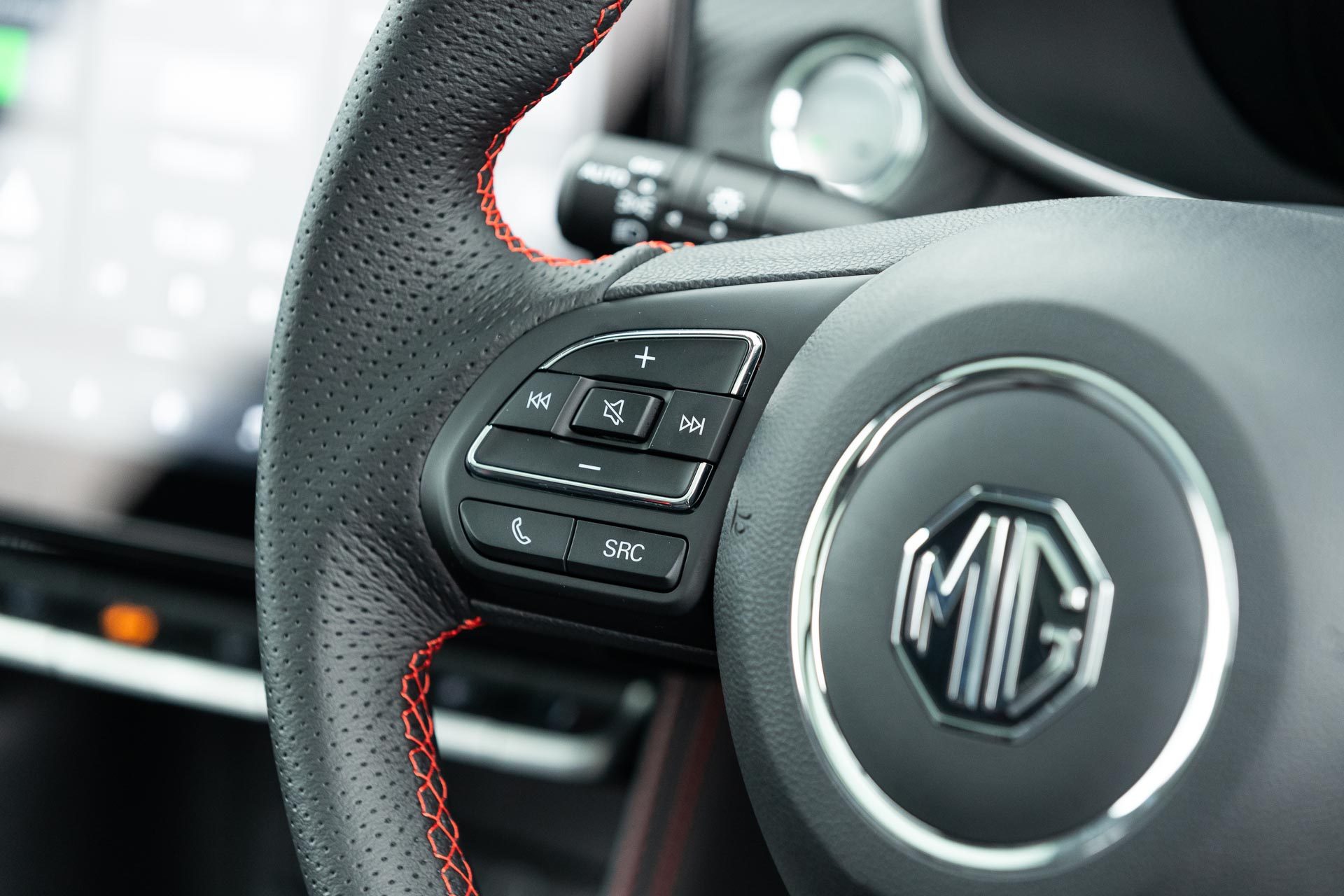 MG ZS EV Steering Wheel Detail