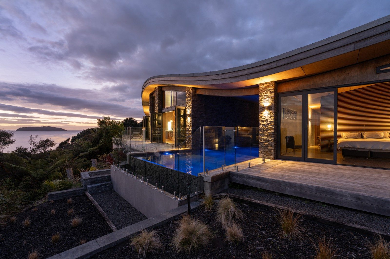 Exterior of coromandel house