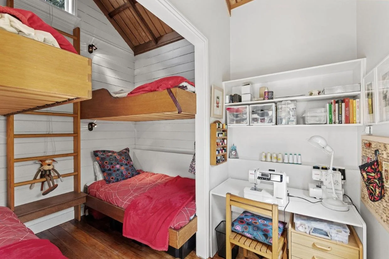 The bunk bedroom