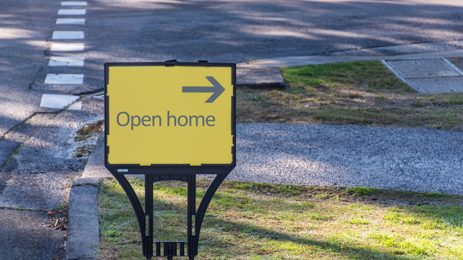 Open home sign. 