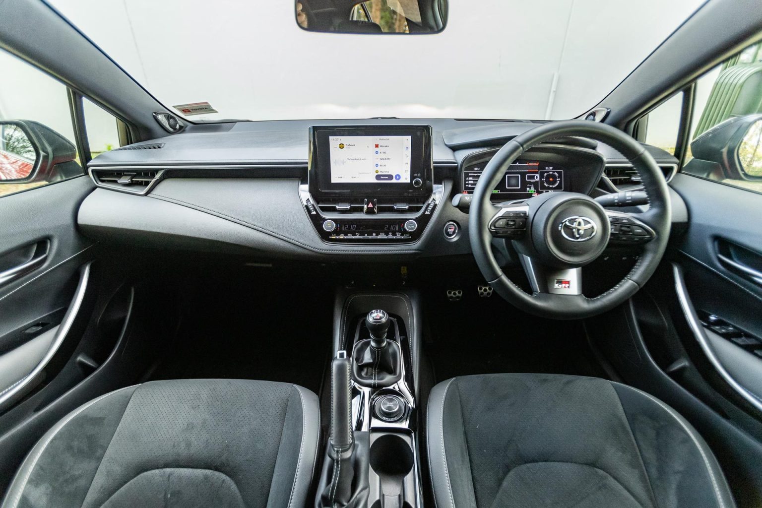 2023 Toyota GR Corolla cockpit view