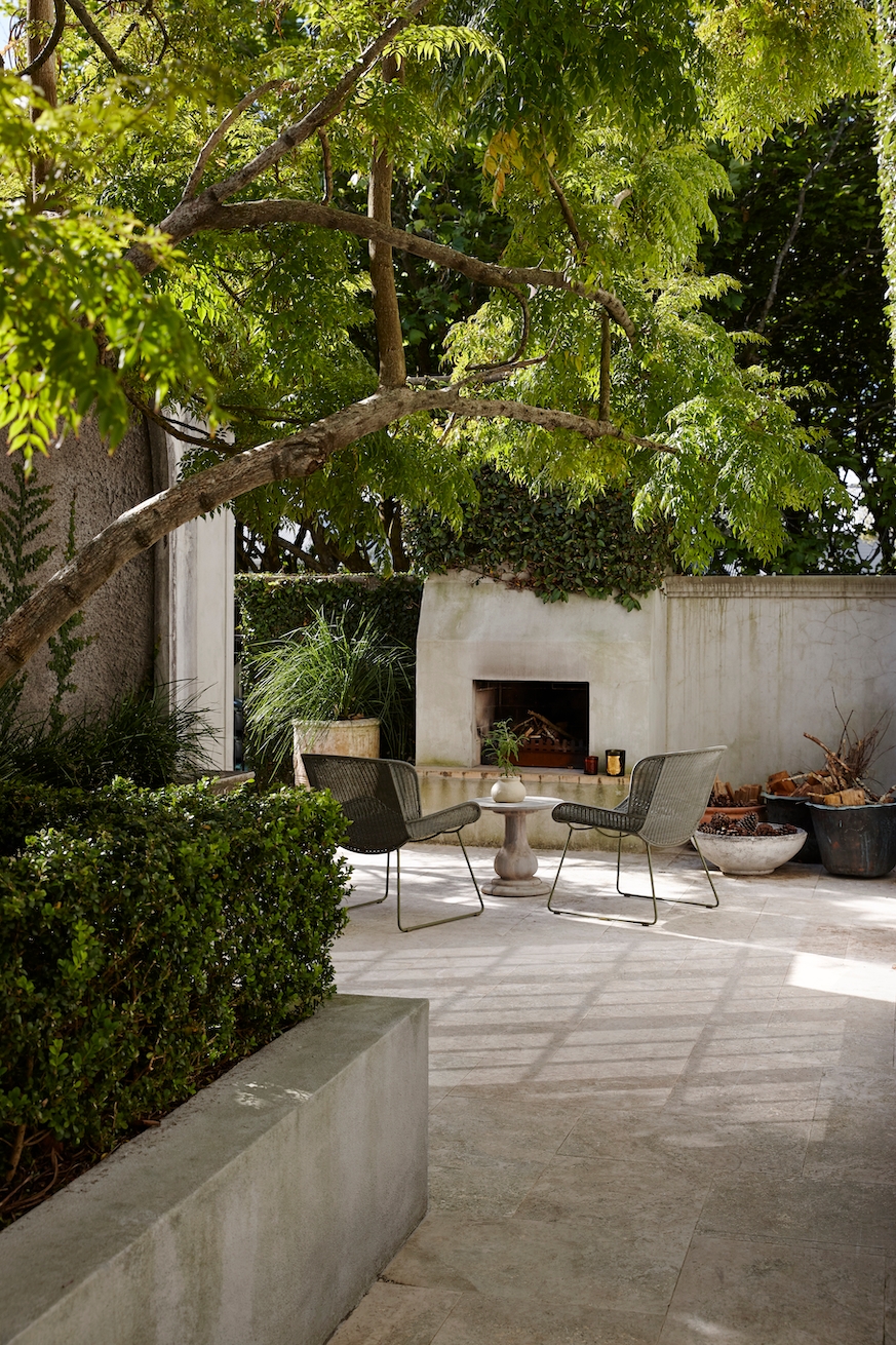 Courtyard at Ponsonby villa
