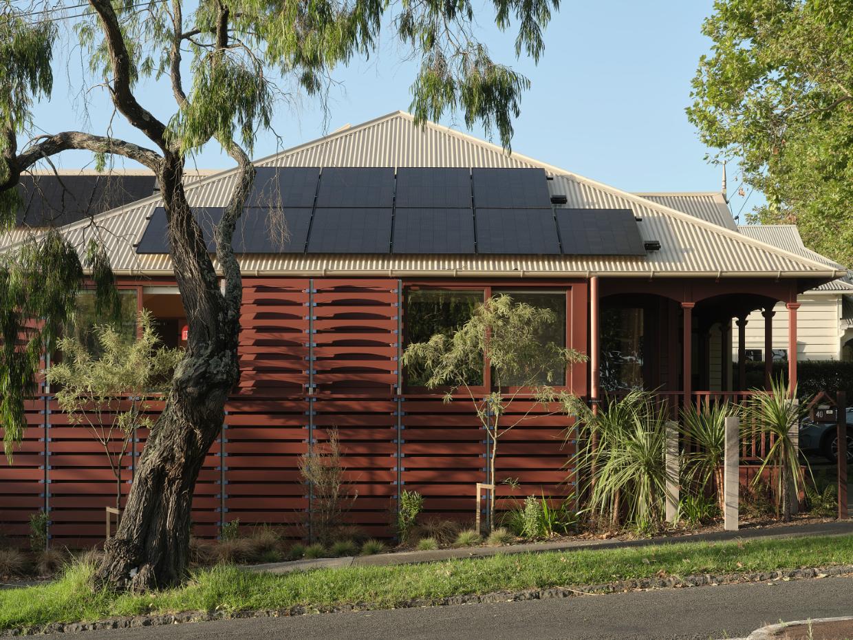 Red Threads by Pac Studio highlights the clever transformation of a traditional villa. Photo: Sam Hartnett