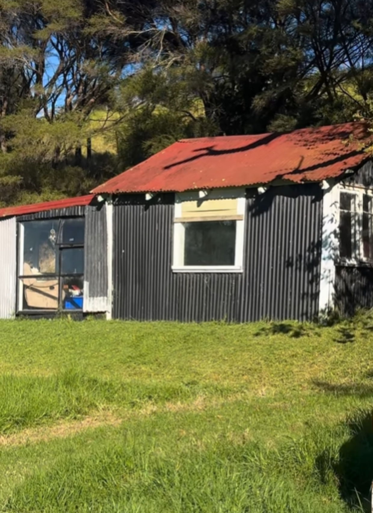 The cottage's state revealed 