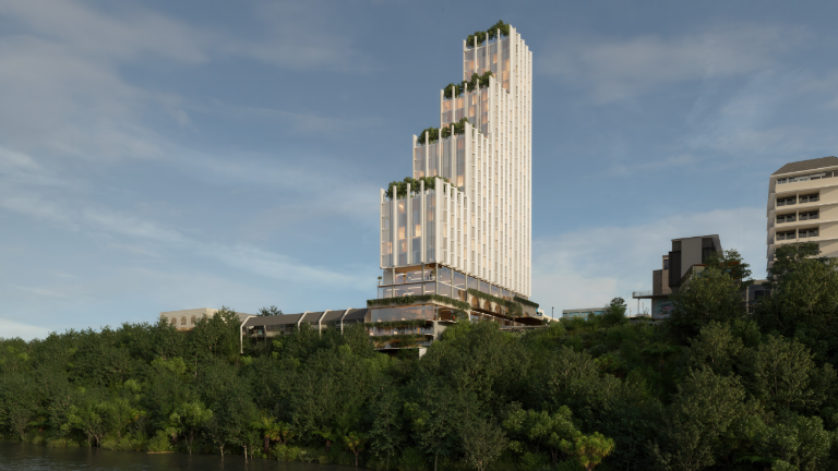 Artist rendering of the envisioned Victoria Street skyscraper