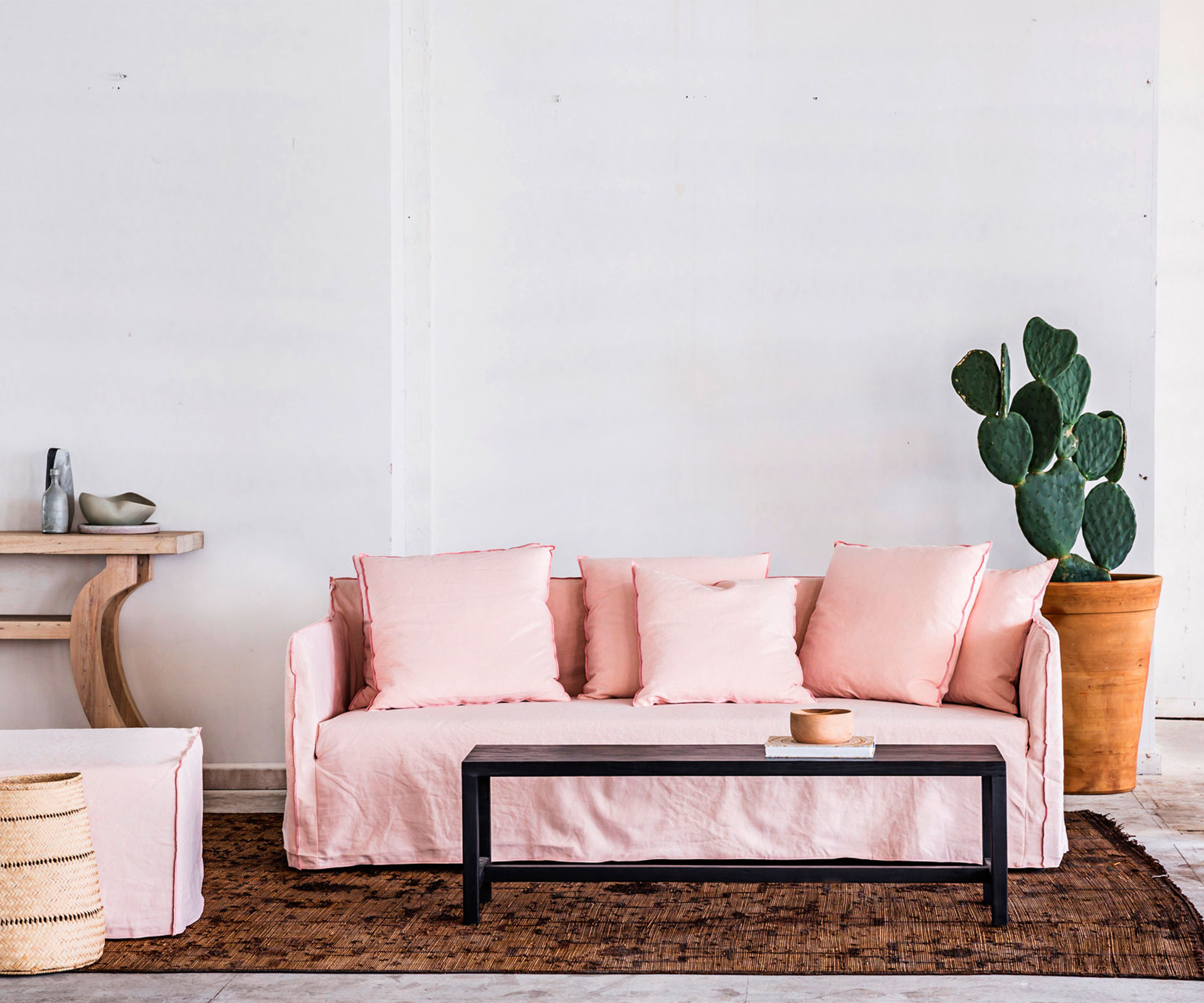 Available in a dizzying array of colours, patterns and styles, furniture covers are an inexpensive way of injecting personality into a room.