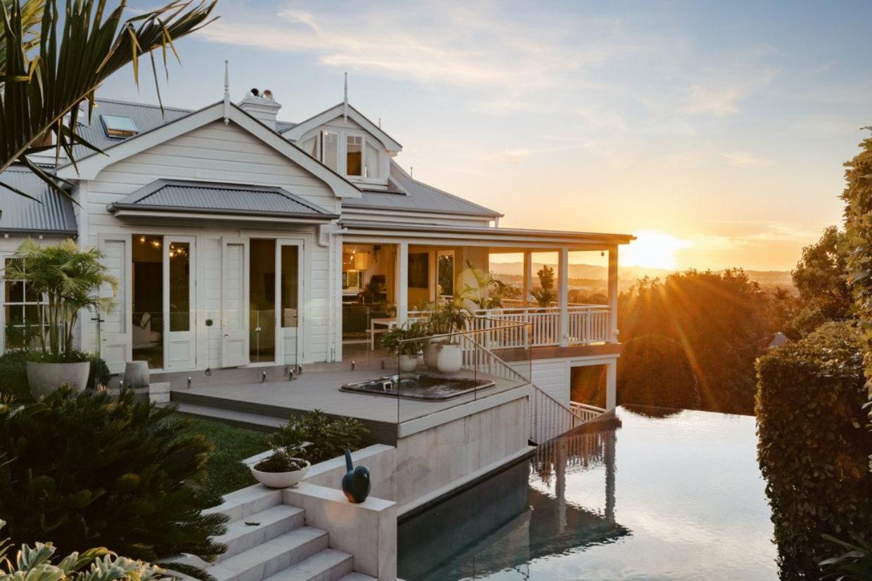Infinity pool overlooking the view