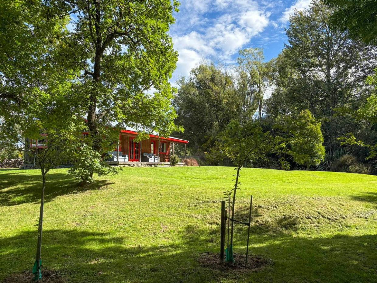 There is just over a hectare of land. 