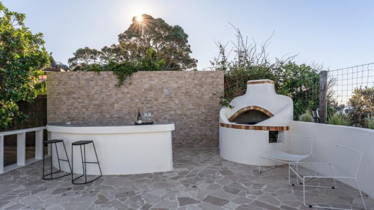 An existing stone oven was already part of the property. Photo: NZ Sotheby’s Realty/TRADE ME