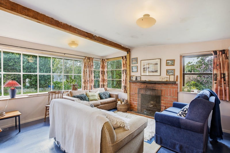 A roaring fire kept the family warm in winter. Photo: Nidd Realty