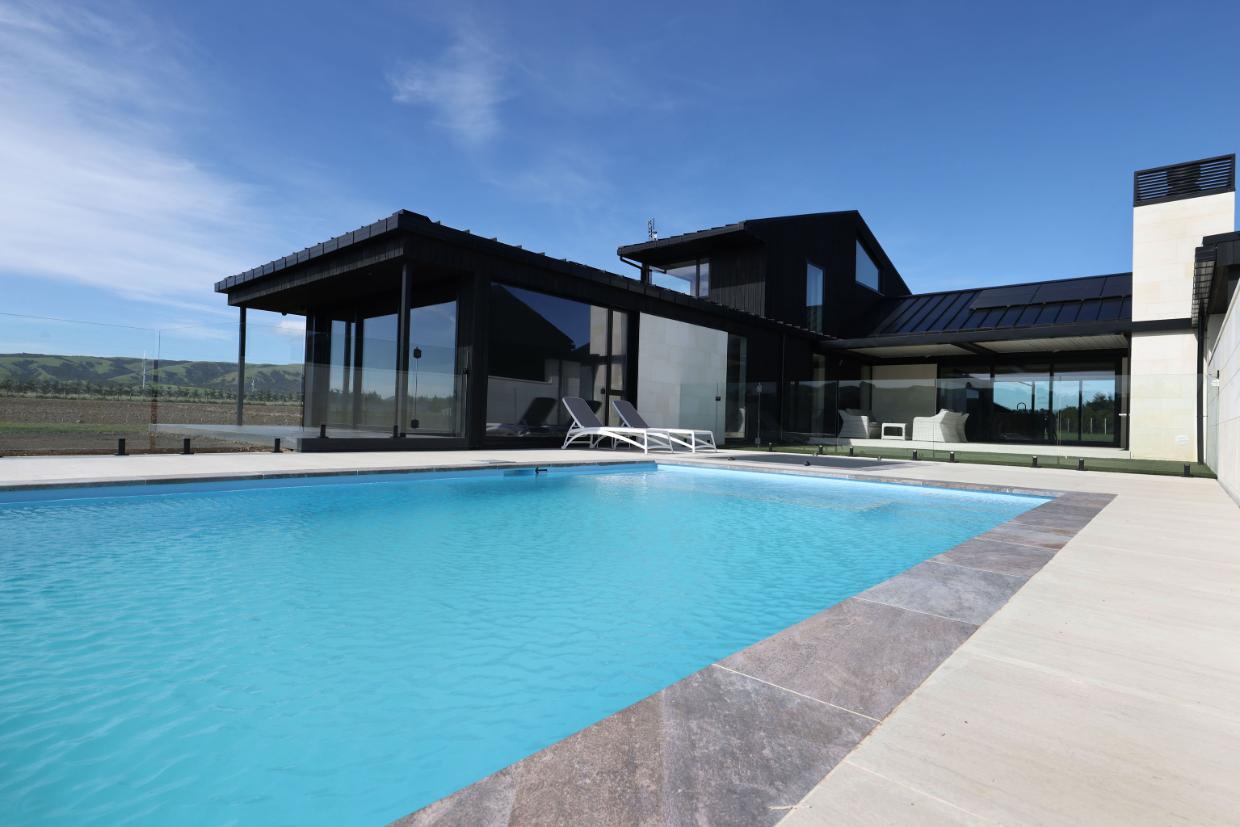 Impressive pool on the property