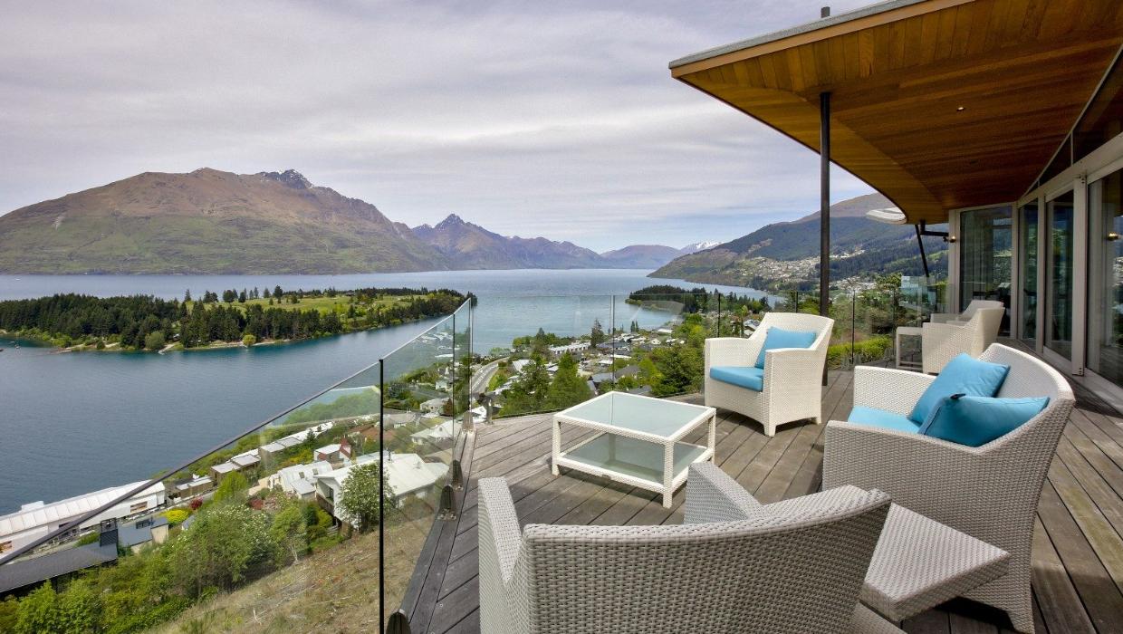 The views from the home are magnificent. 