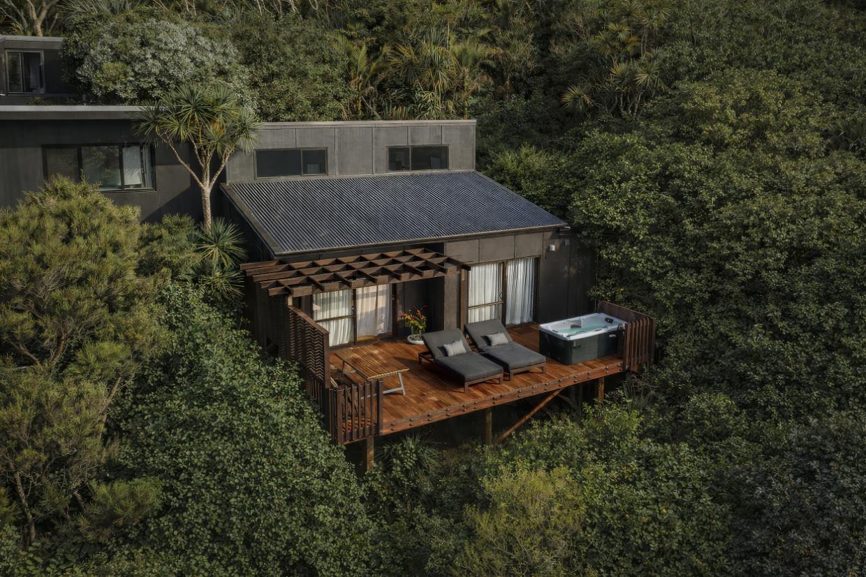 Full view of the property and environment.