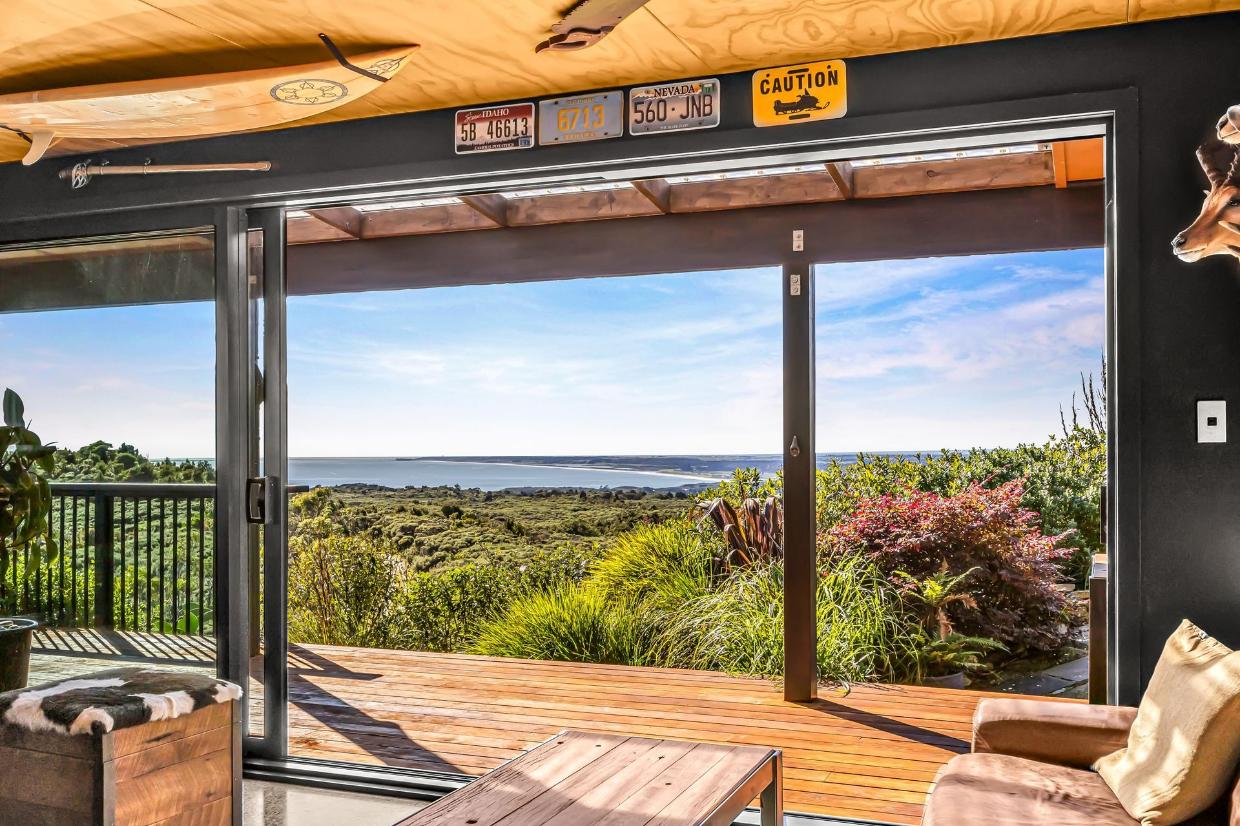 Stunning views overlooking the beach. 