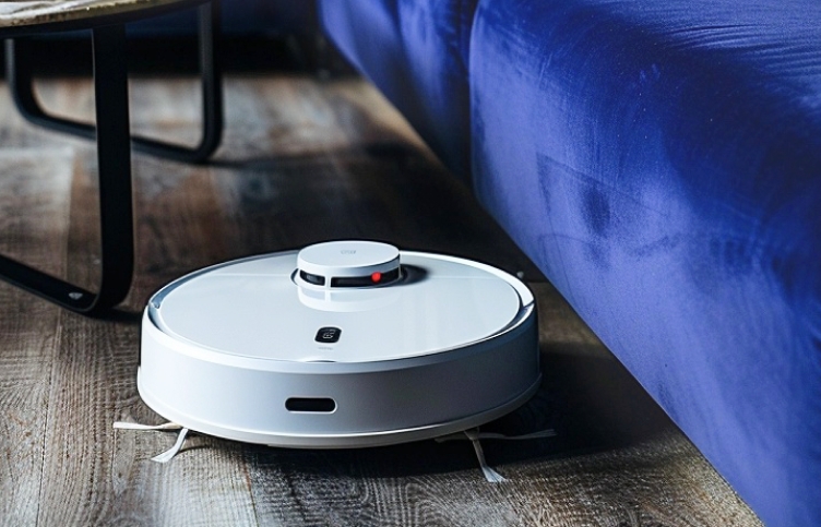 Hands free robot vacuum cleaner