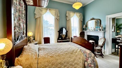 The home has six bedrooms, this one is in its original green. Photo: TRADE ME/ONE AGENCY