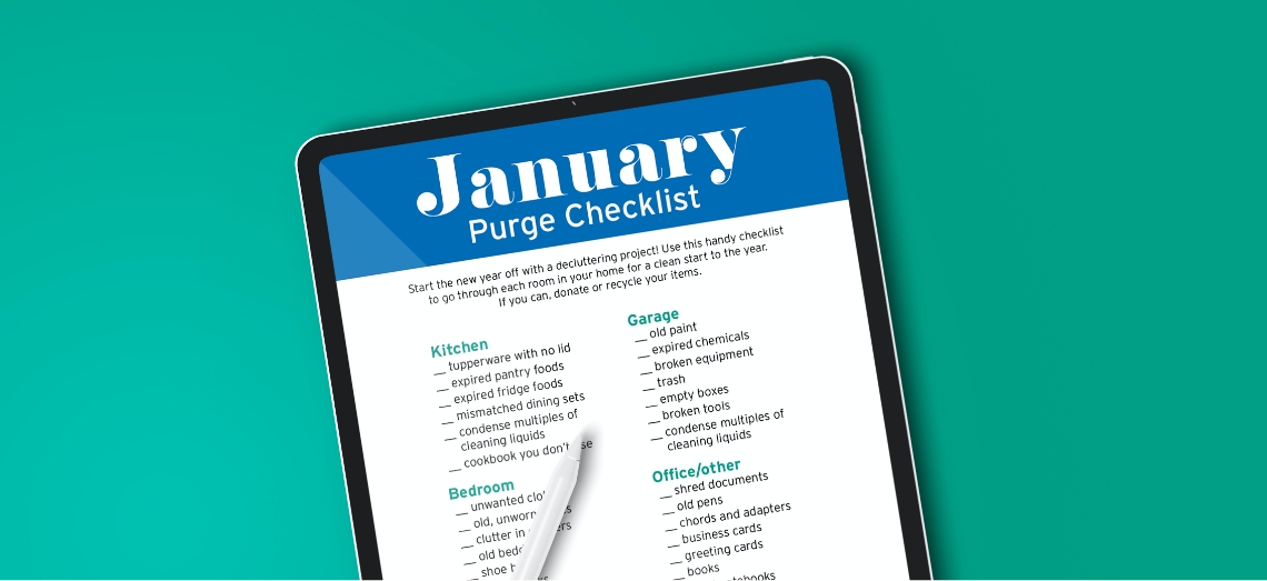 January Purge Checklist