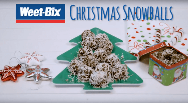 Weet-Bix™ Christmas snowballs