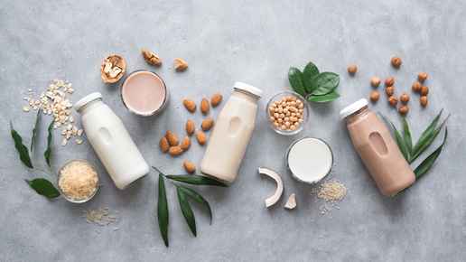 Can you give soy, oat or almond milk to children?
