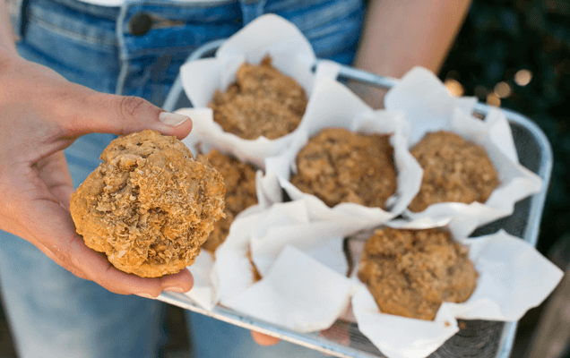 Weet-Bix apple crumble muffins