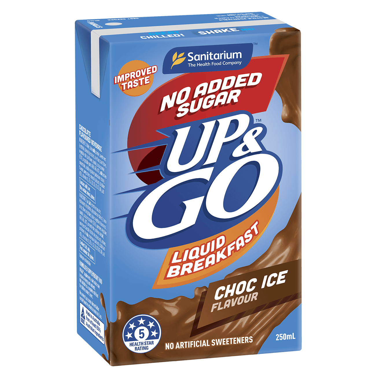 UP&GO™ No Added Sugar Choc Ice Flavour