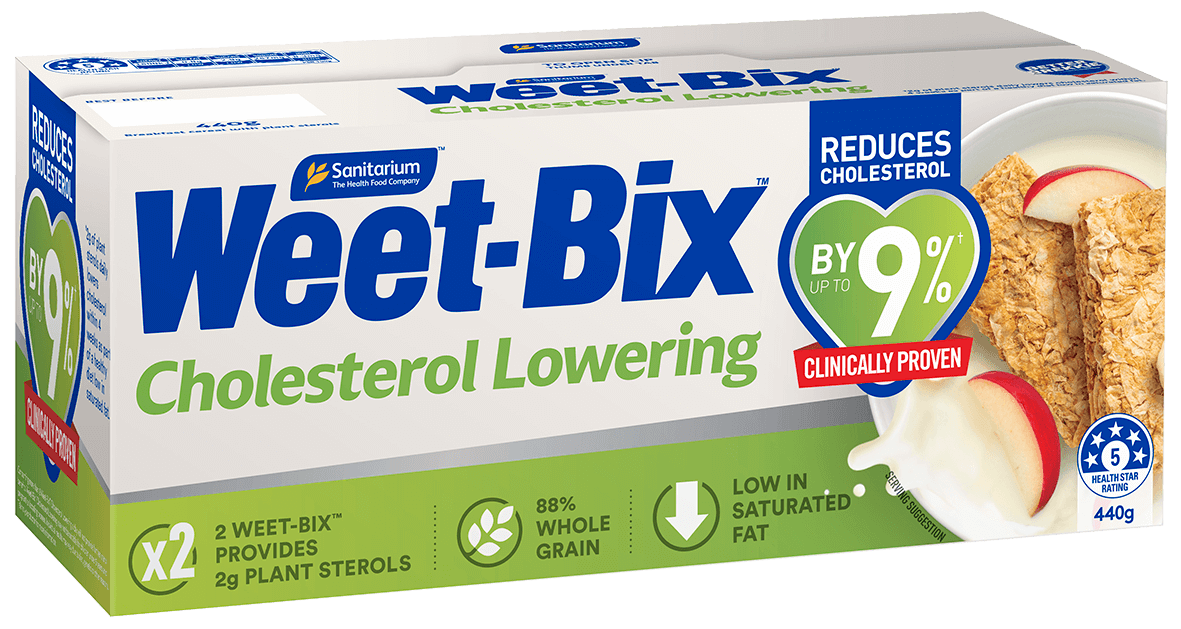 Weet-Bix Cholesterol Lowering