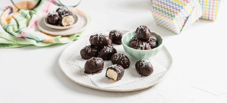 Chocolate Coconut Eggs