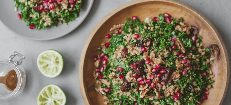 Middle Eastern farro salad